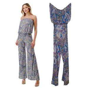 🆕 ARIELLA Printed Jumpsuit Size L